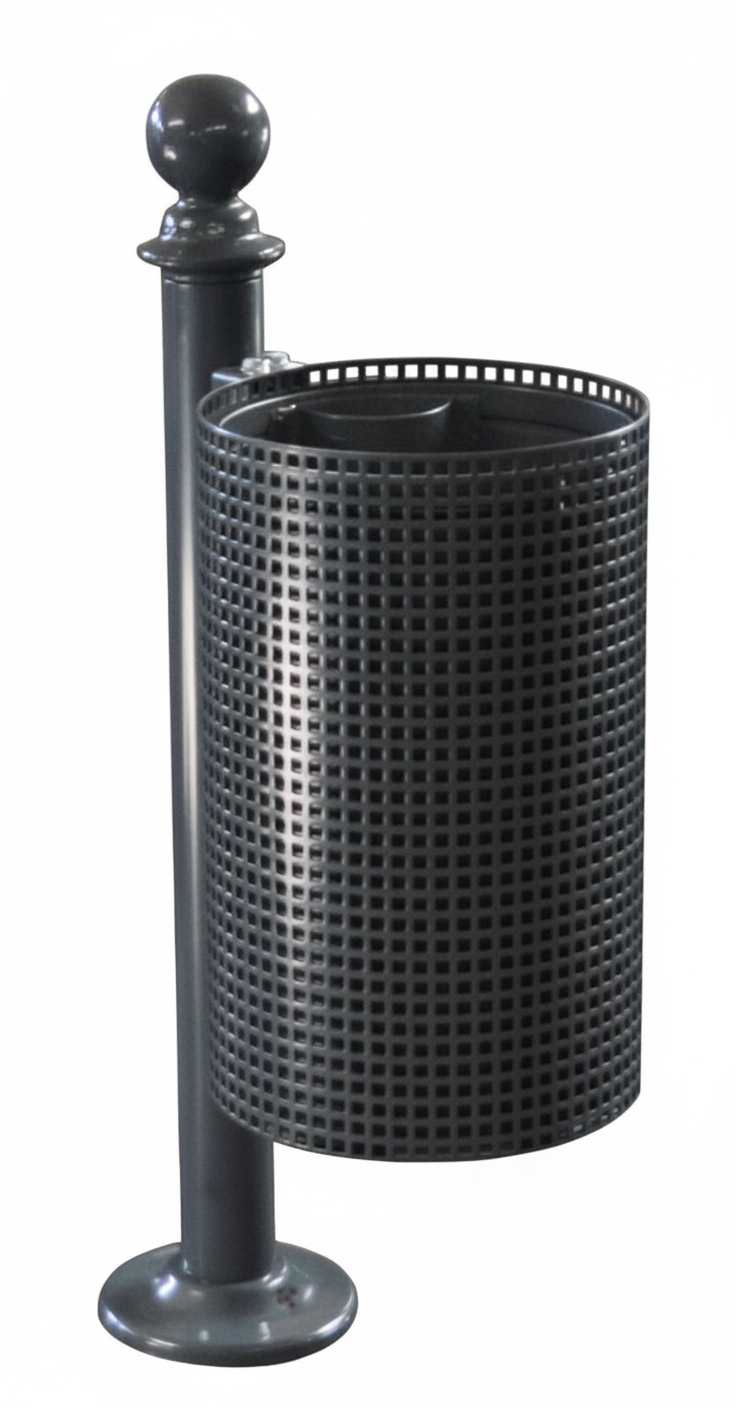 kosz stalowy parkowy ROCO